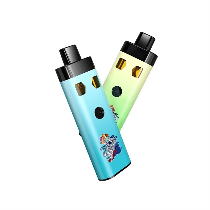 2G/4G/6G Green Time Empty Dual Tank AIO Disposable Vape Pen CBD/THC/HHC Dual Chamber Disposable Vape Device