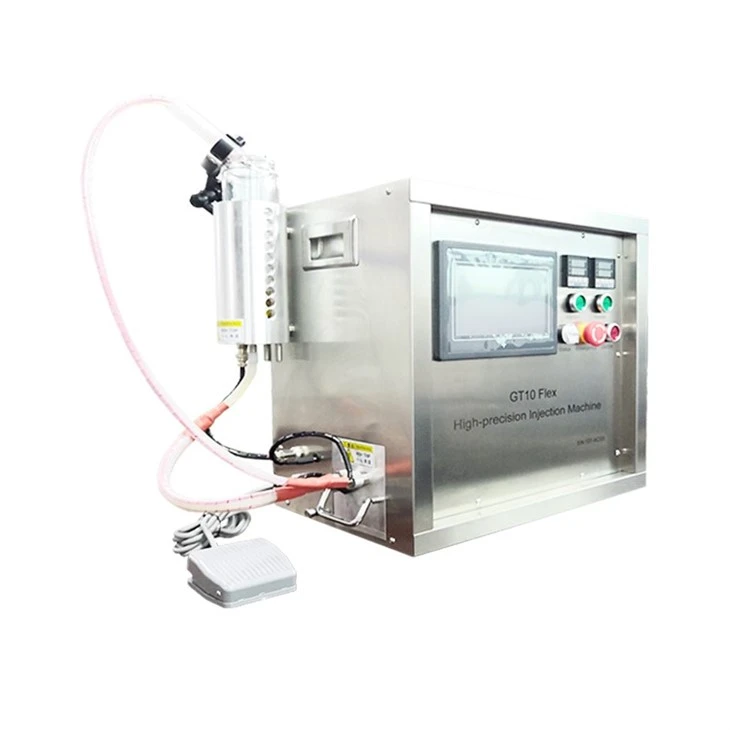 CBD Vape/Vaporizer/Atomizer/510 Cartridge Distillate HHC Oil Refill Machine Filling CO2 Catridge Vapor Cartomized Filling Machine With Heating Oil Inlet And Outlet Pipe
